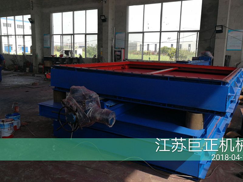 方形擋板門（寬12M）驗(yàn)收合格，發(fā)貨準(zhǔn)備中